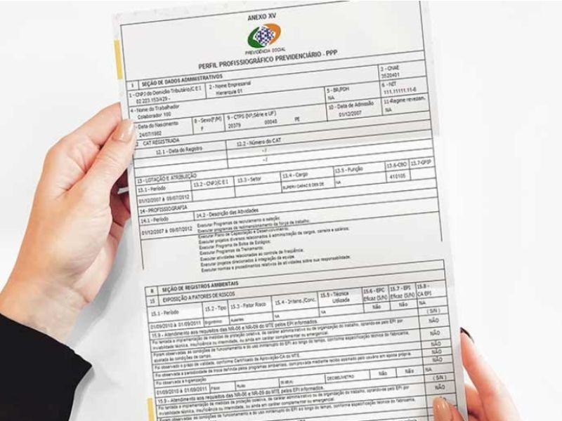 PPP - Perfil Profissiográfico Previdenciário